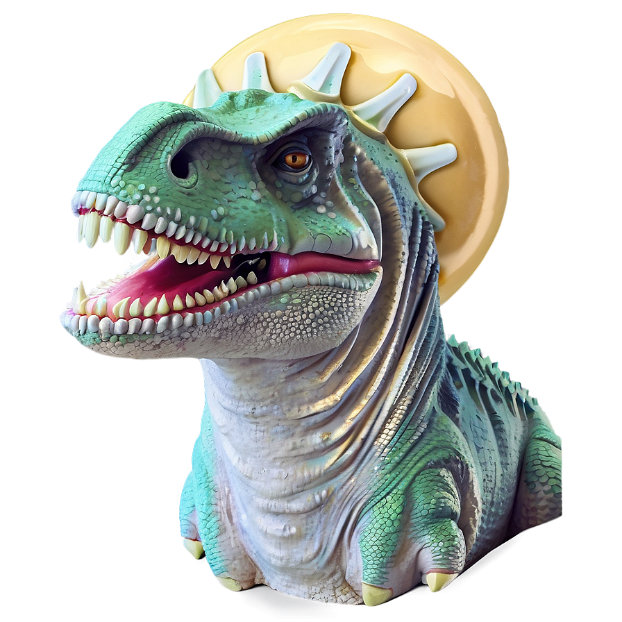 Dino With Ice Cream Png 93