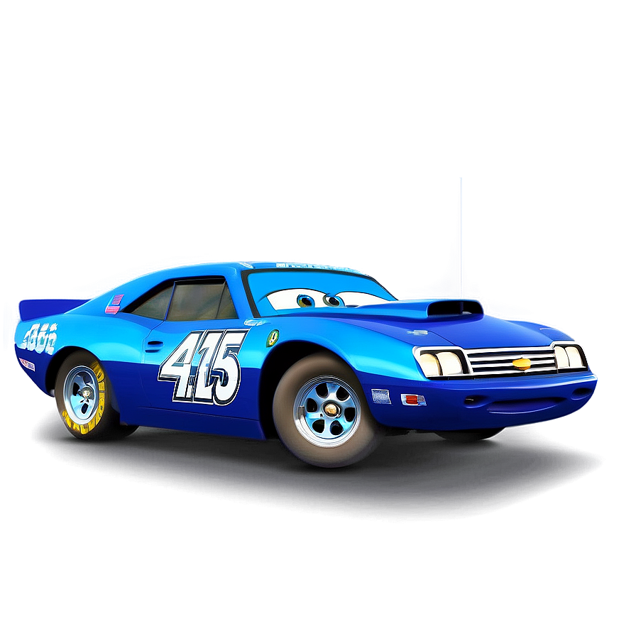 Dinoco Blue Car Png Ory