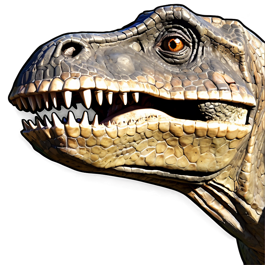 Dinosaur Head With Open Mouth Png 06292024