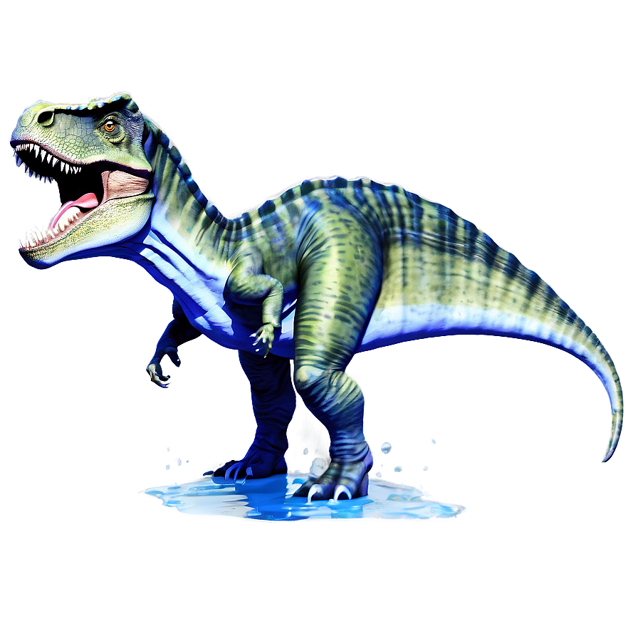 Dinosaur In Water Png 05032024