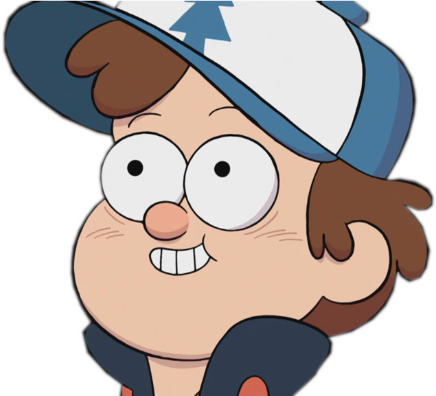 Dipper Pines Smiling Gravity Falls