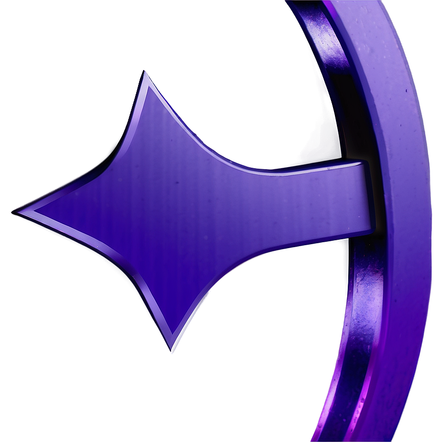 Directional Purple Arrow Png Ftq