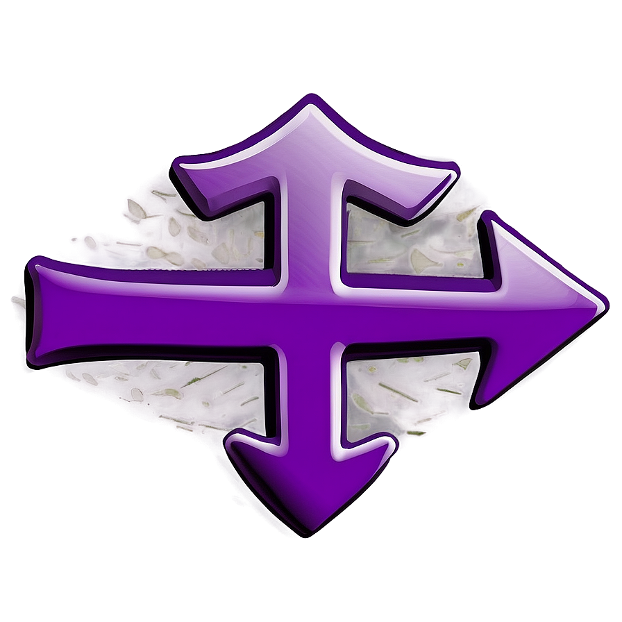 Directional Purple Arrow Png Tpd