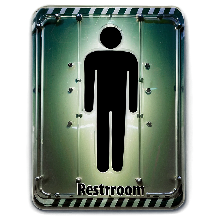 Directional Restroom Sign Png Wtf53