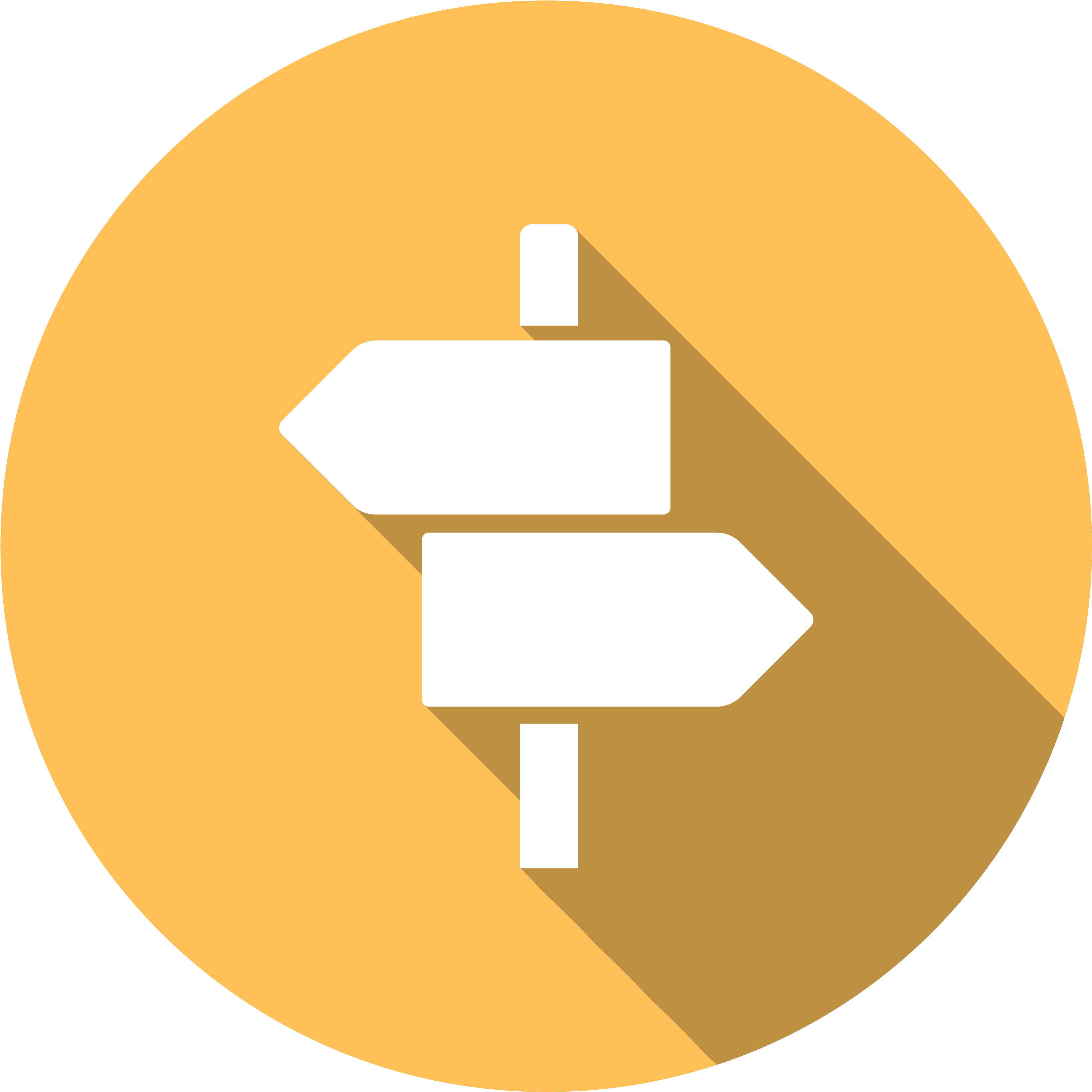 Directional Signpost Icon