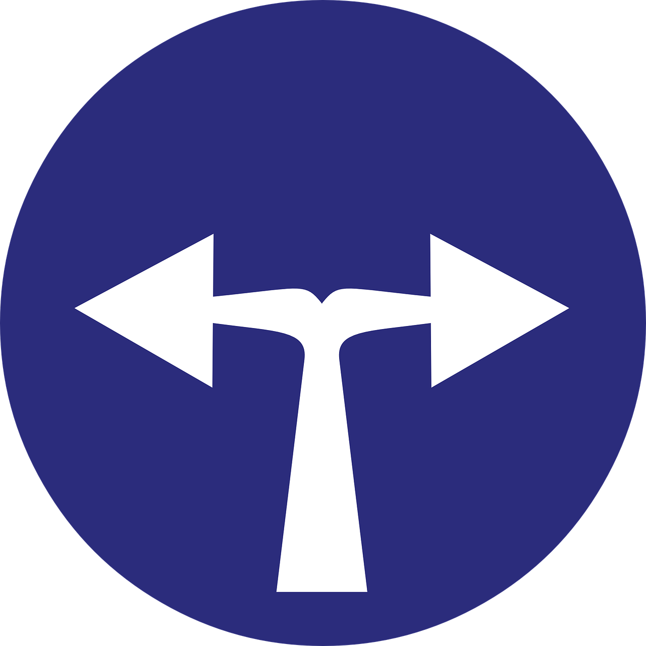 Directional Split Decision Sign