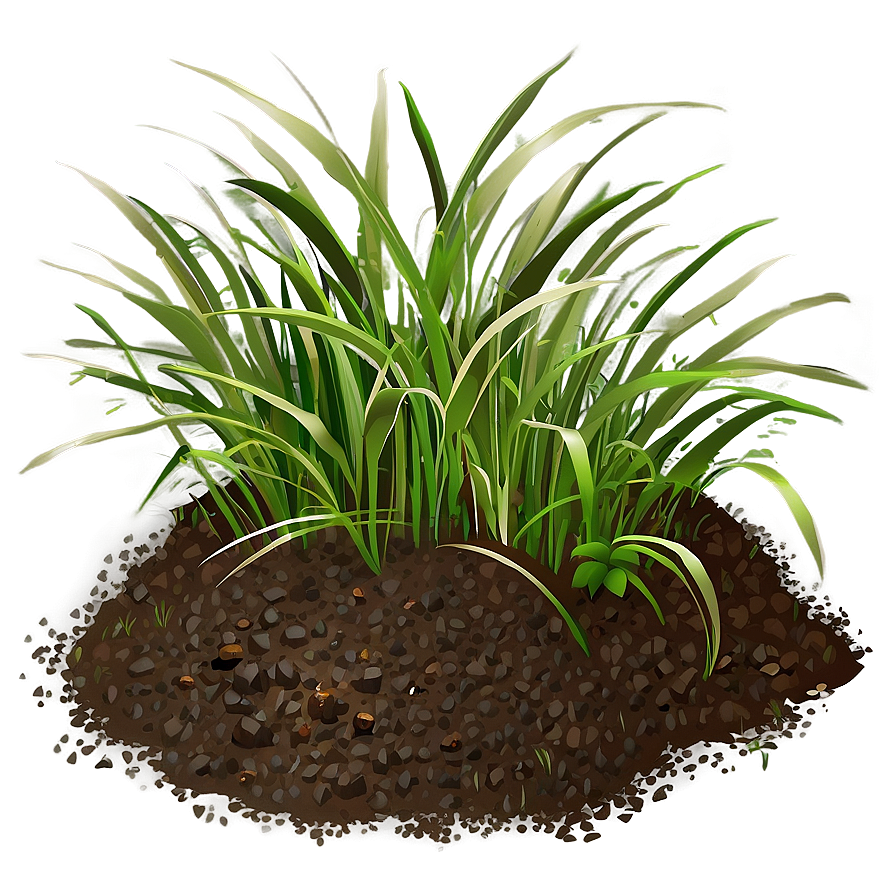 Dirt With Grass Clumps Png 93