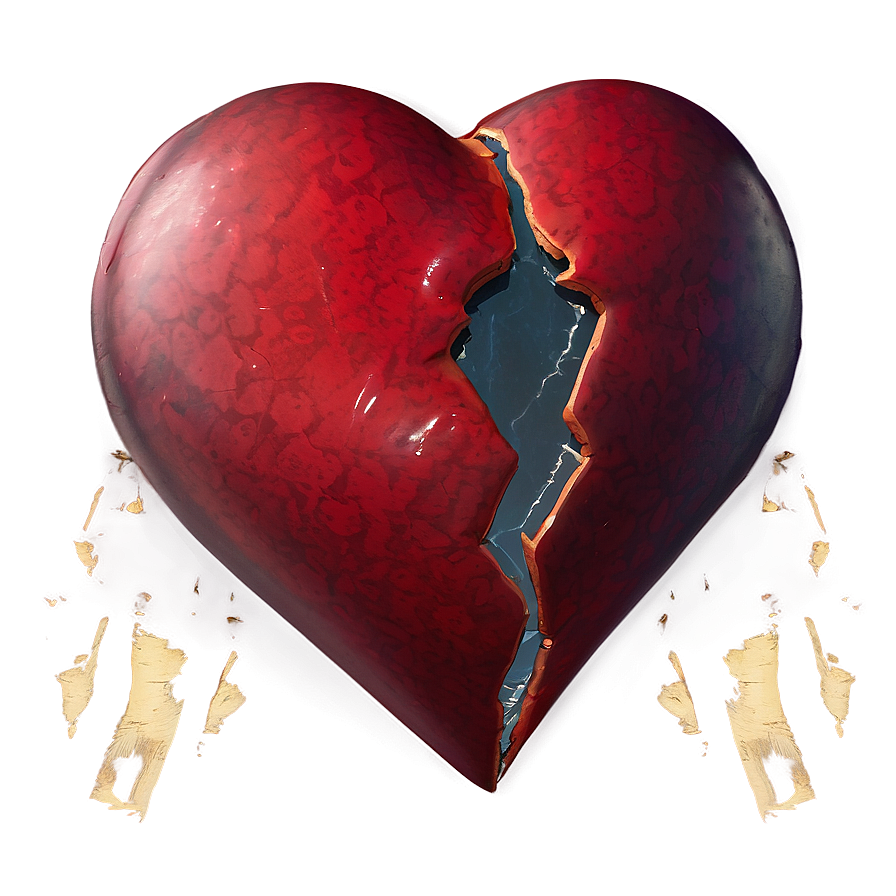 Disappointed Broken Heart Emoji Png Eau