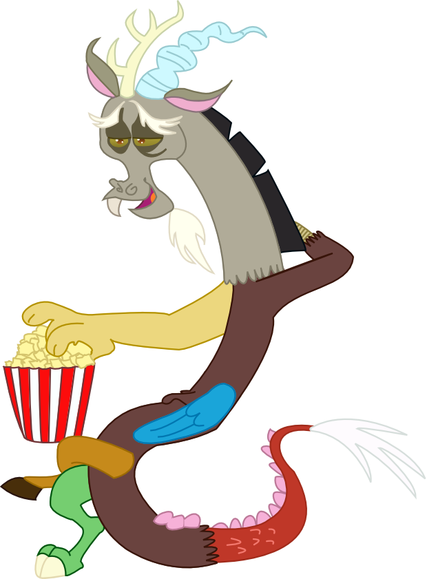 Discord_ Holding_ Popcorn_ Vector_ Art