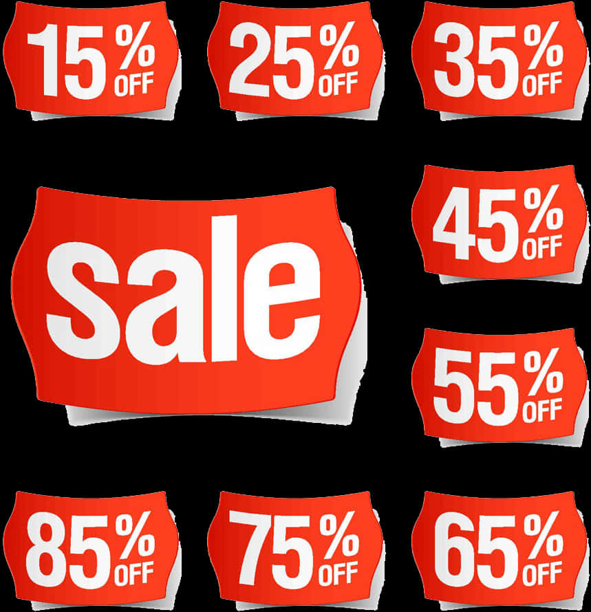 Discount Percentage Sale Tags Collection