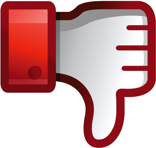 Dislike Thumb Down Symbol