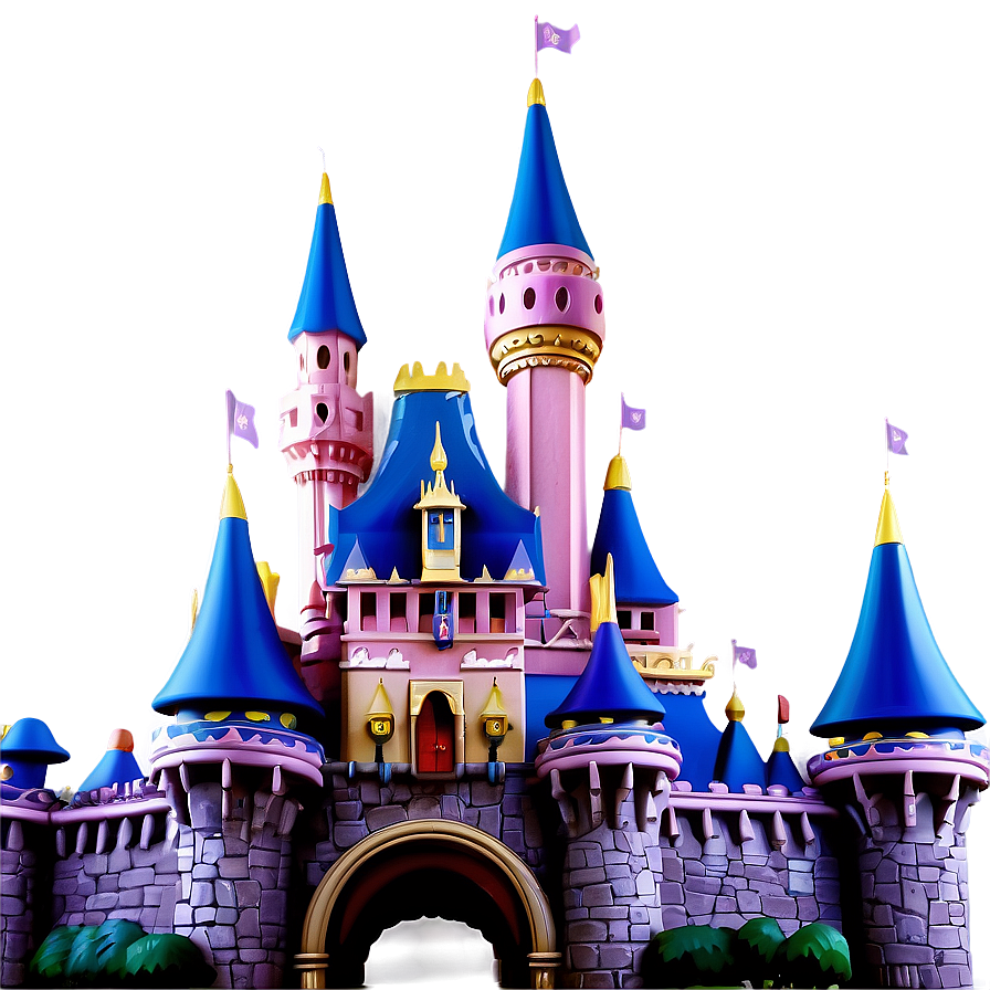 Disney Castle During Festival Png Txj11