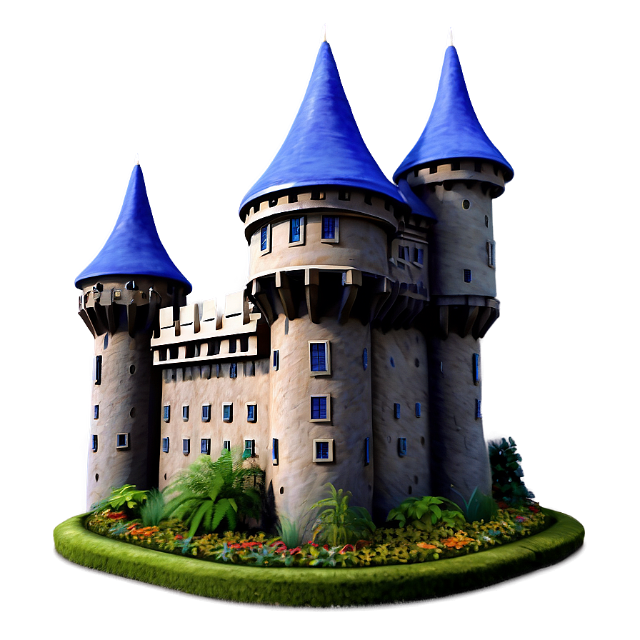 Disney Castle Garden View Png Hog