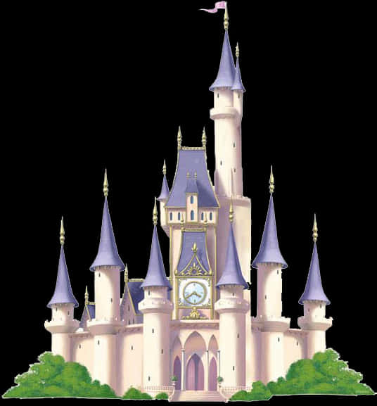 Disney Castle Illustration