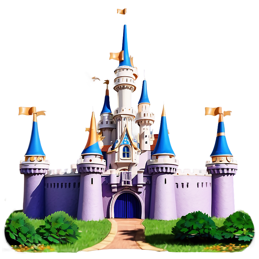 Disney Castle In Summer Png 20