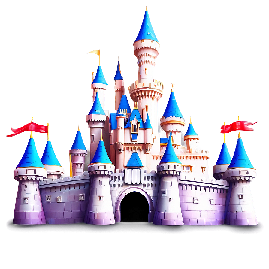 Disney Castle In Summer Png Ocl