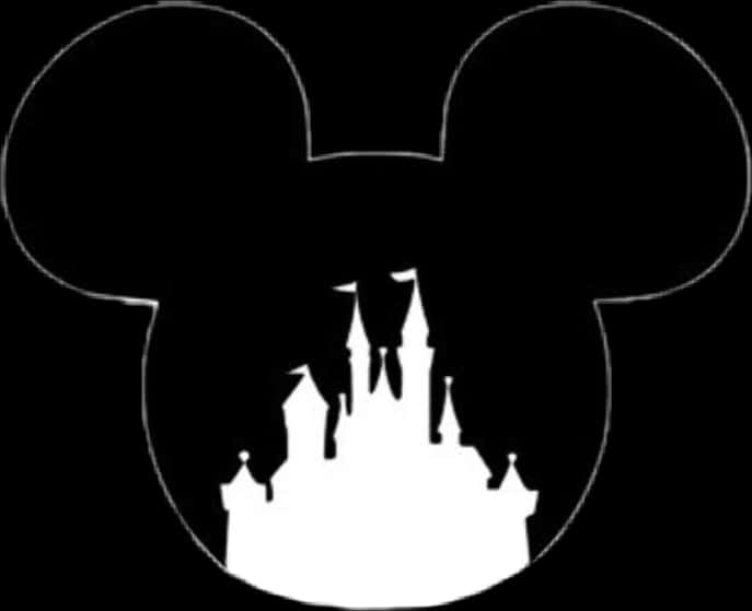 Disney Castle Mickey Silhouette