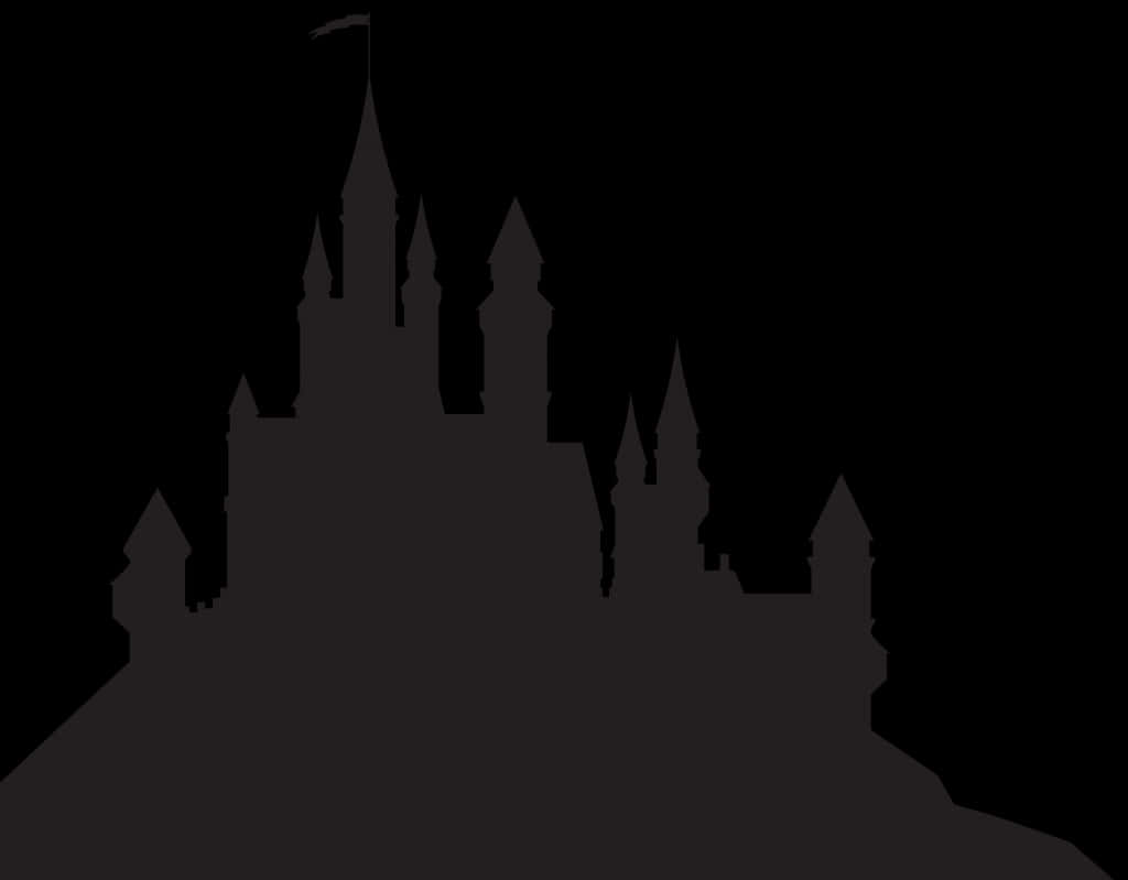 Disney Castle Silhouette Graphic