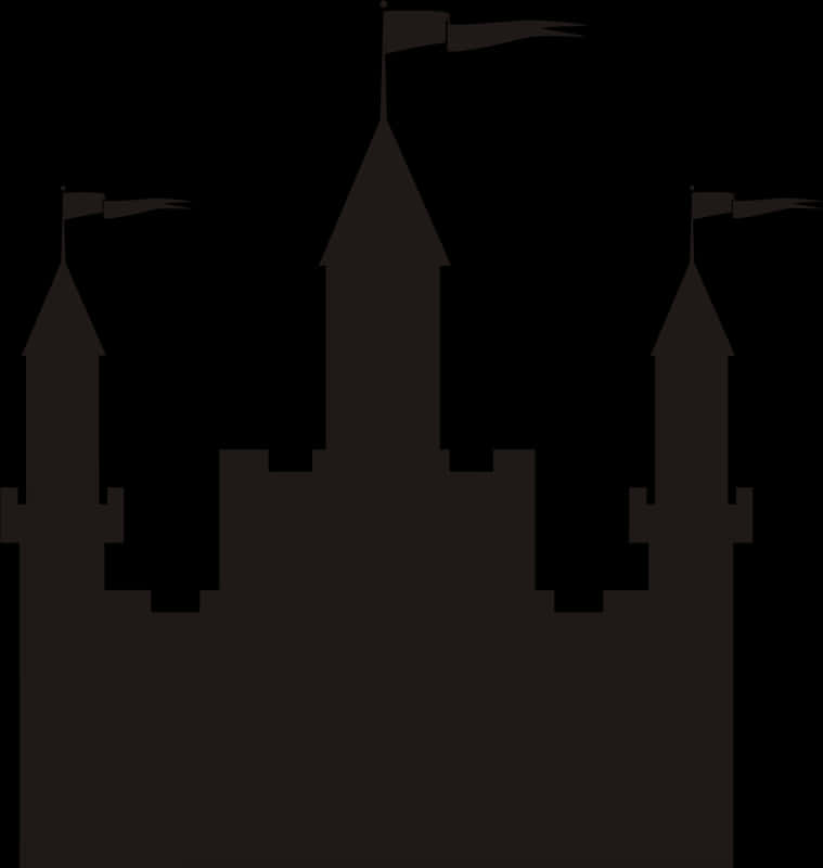 Disney_ Castle_ Silhouette_ Vector