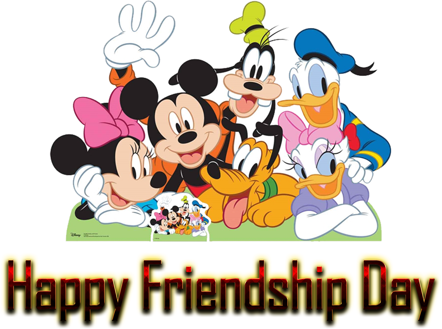 Disney Friends Celebrating Friendship Day