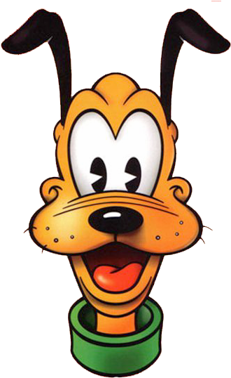 Disney Pluto Happy Expression