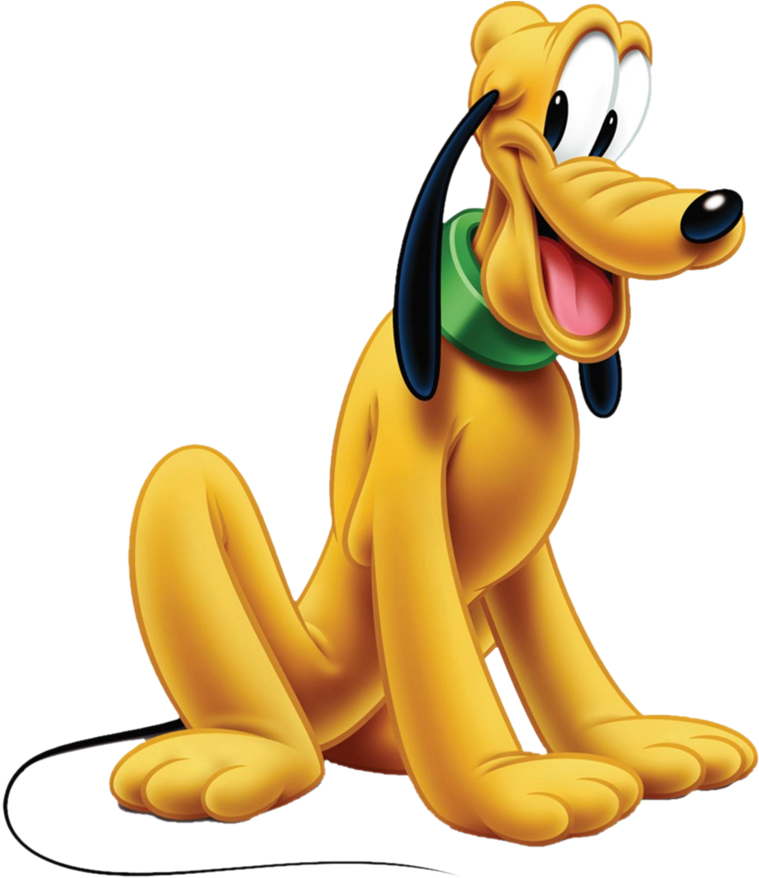 Disney Pluto Sitting Pose