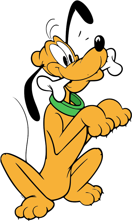 Disney Pluto Sitting Pose