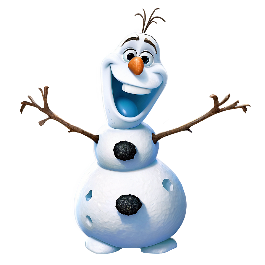 Disney's Olaf Art Png Itn