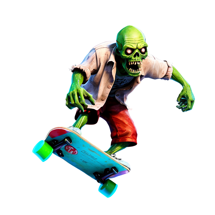 Disney Zombies 2 Skater Zombie Png 06282024