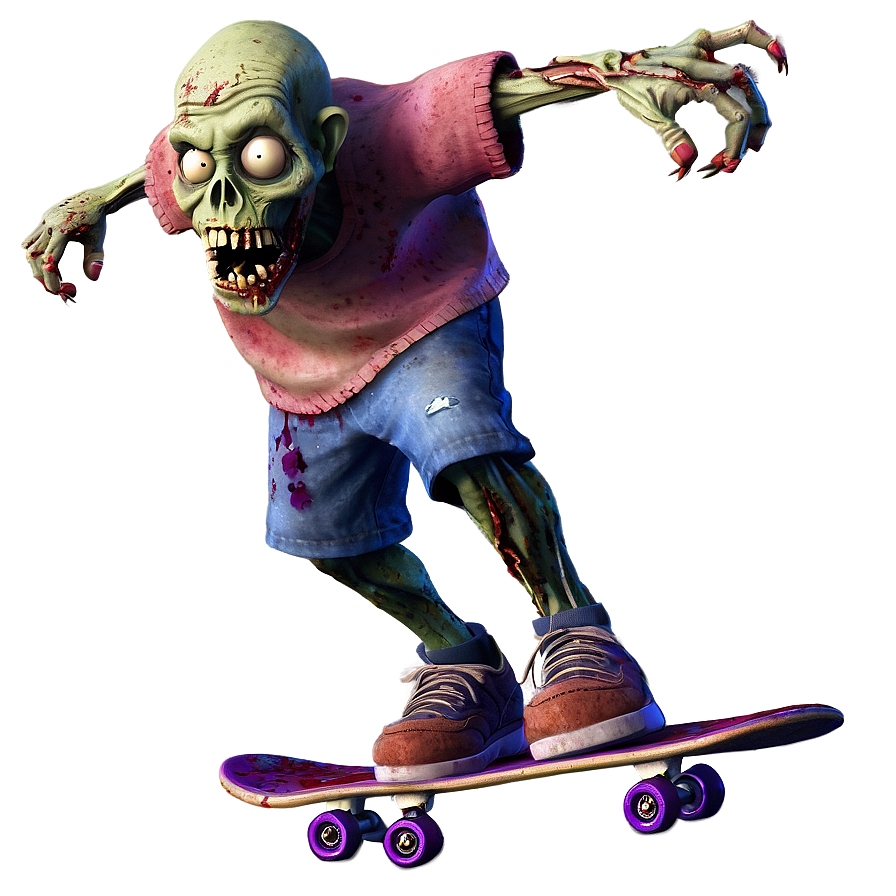 Disney Zombies 2 Skater Zombie Png Aco