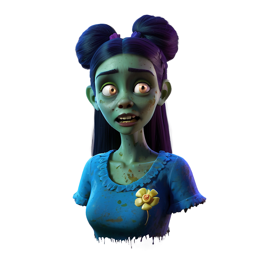 Disney Zombies Eliza Zombie Look Png Bdh