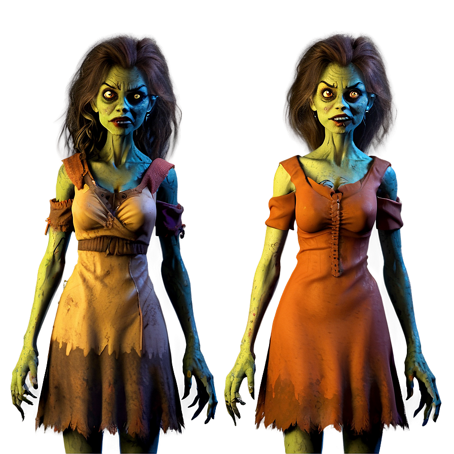 Disney Zombies Werewolf Sisters Png Dvp3