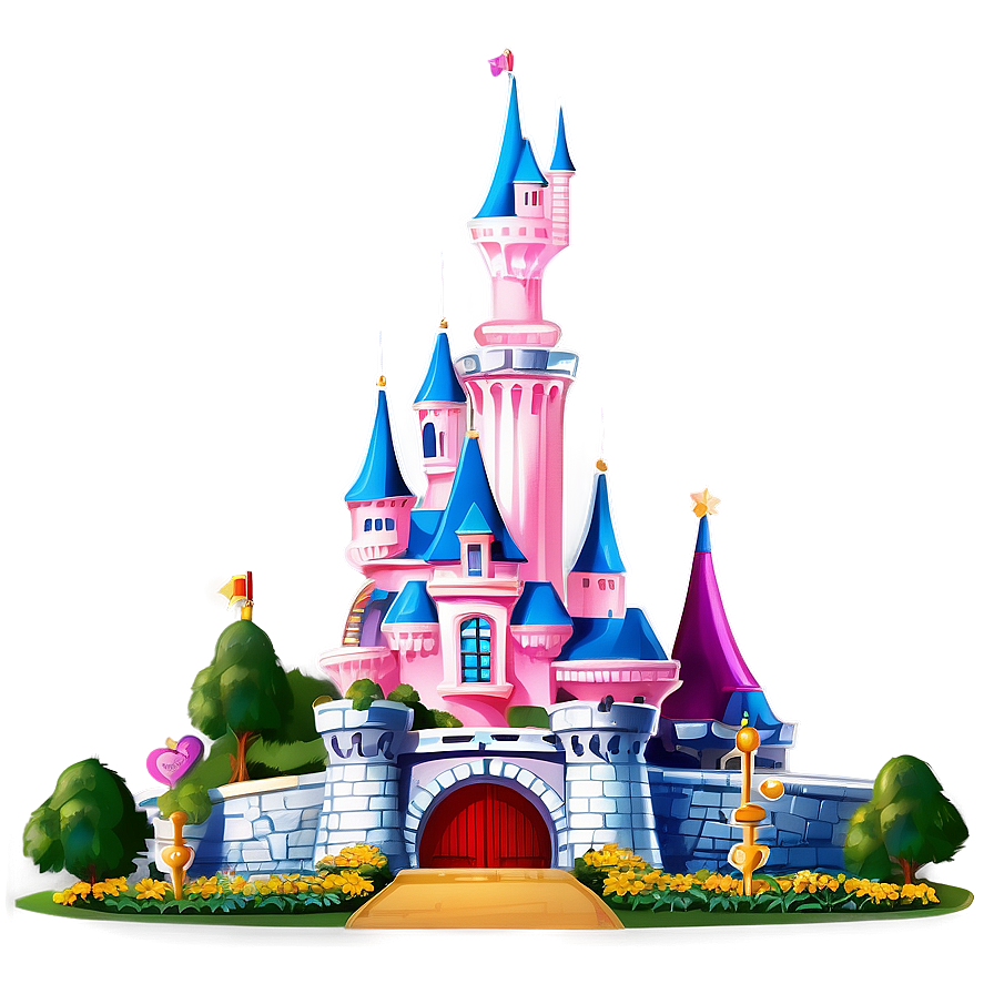 Disneyland Paris Castle Png 05242024