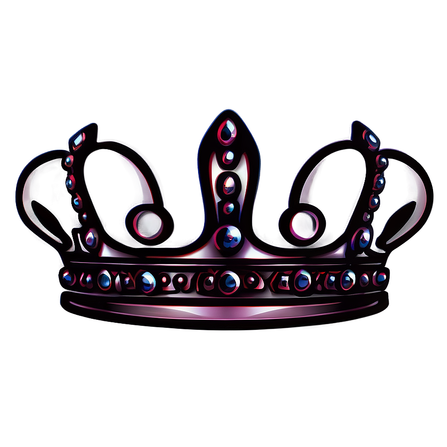 Distinct Queen Crown Outline Png 54