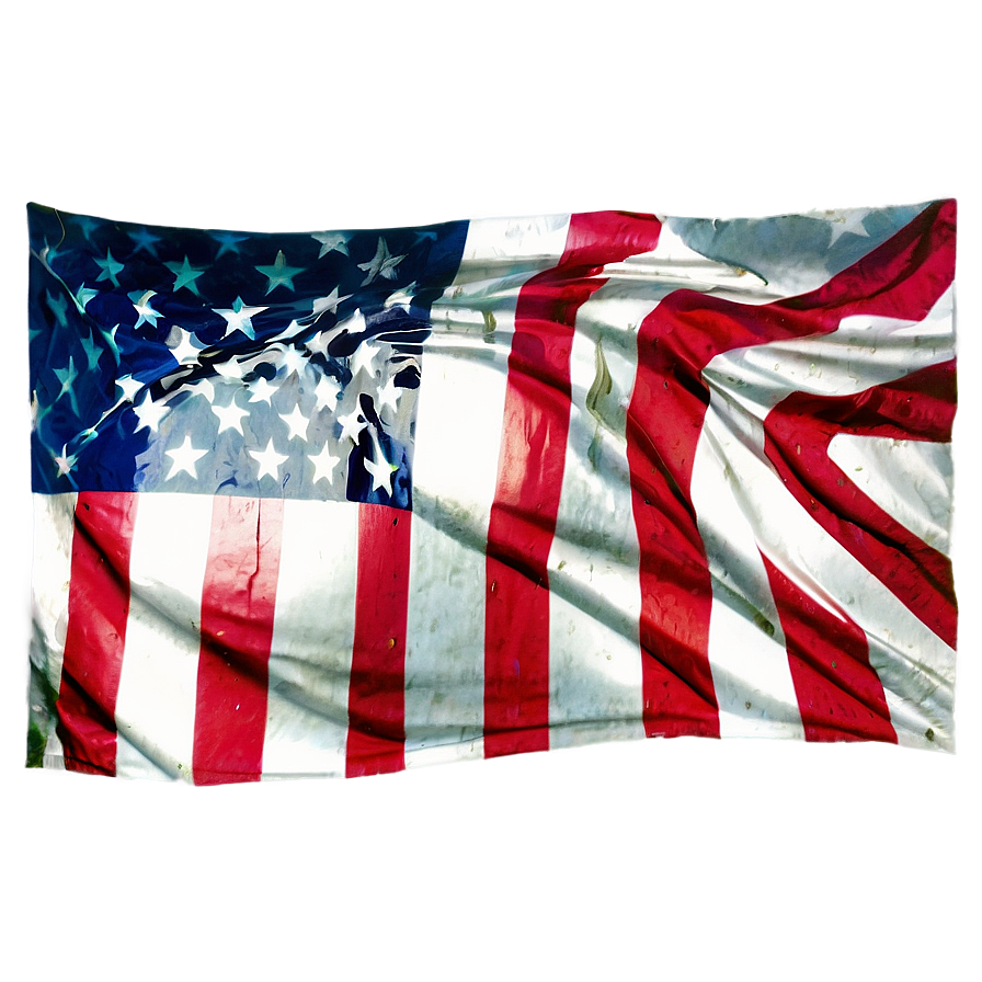 Distressed American Flag Transparent Png 99