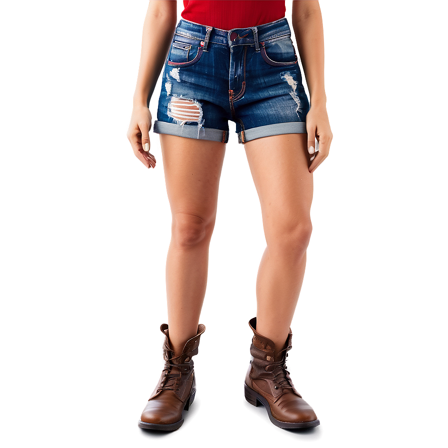 Distressed Jorts Style Png Dij