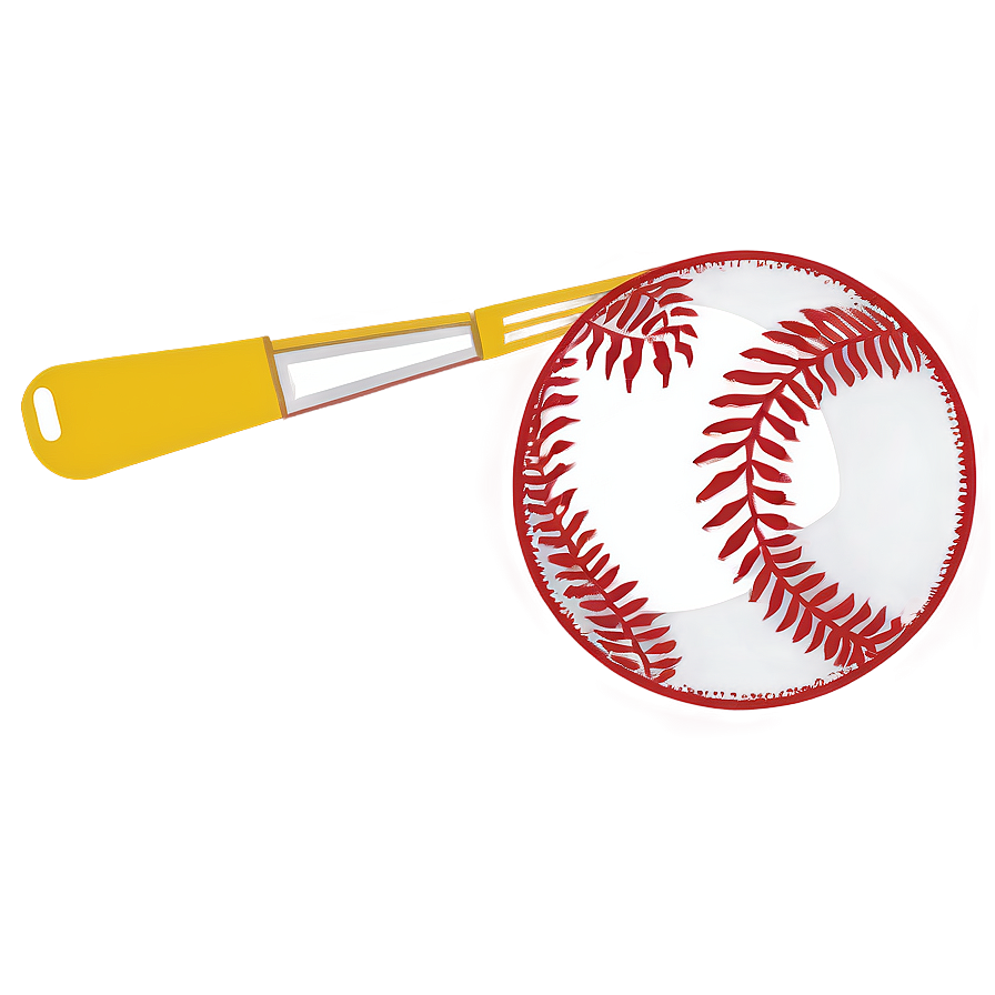 Distressed Softball Design Png 42