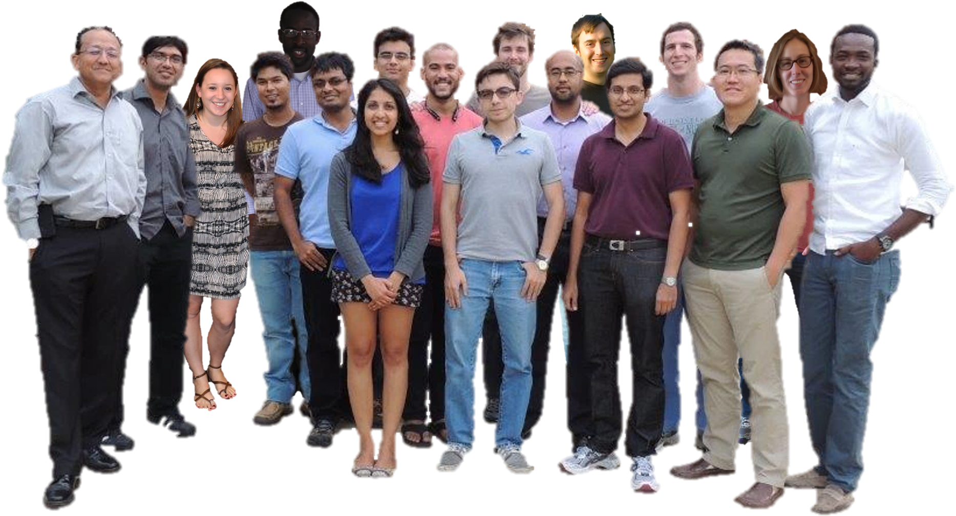 Diverse Group Team Photo