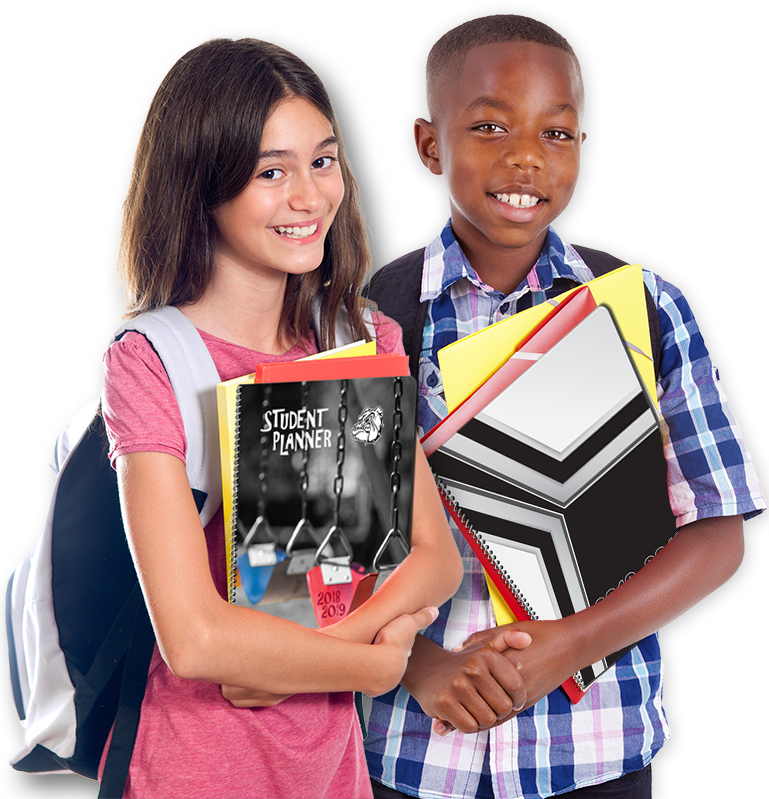 Diverse Students Holding Books