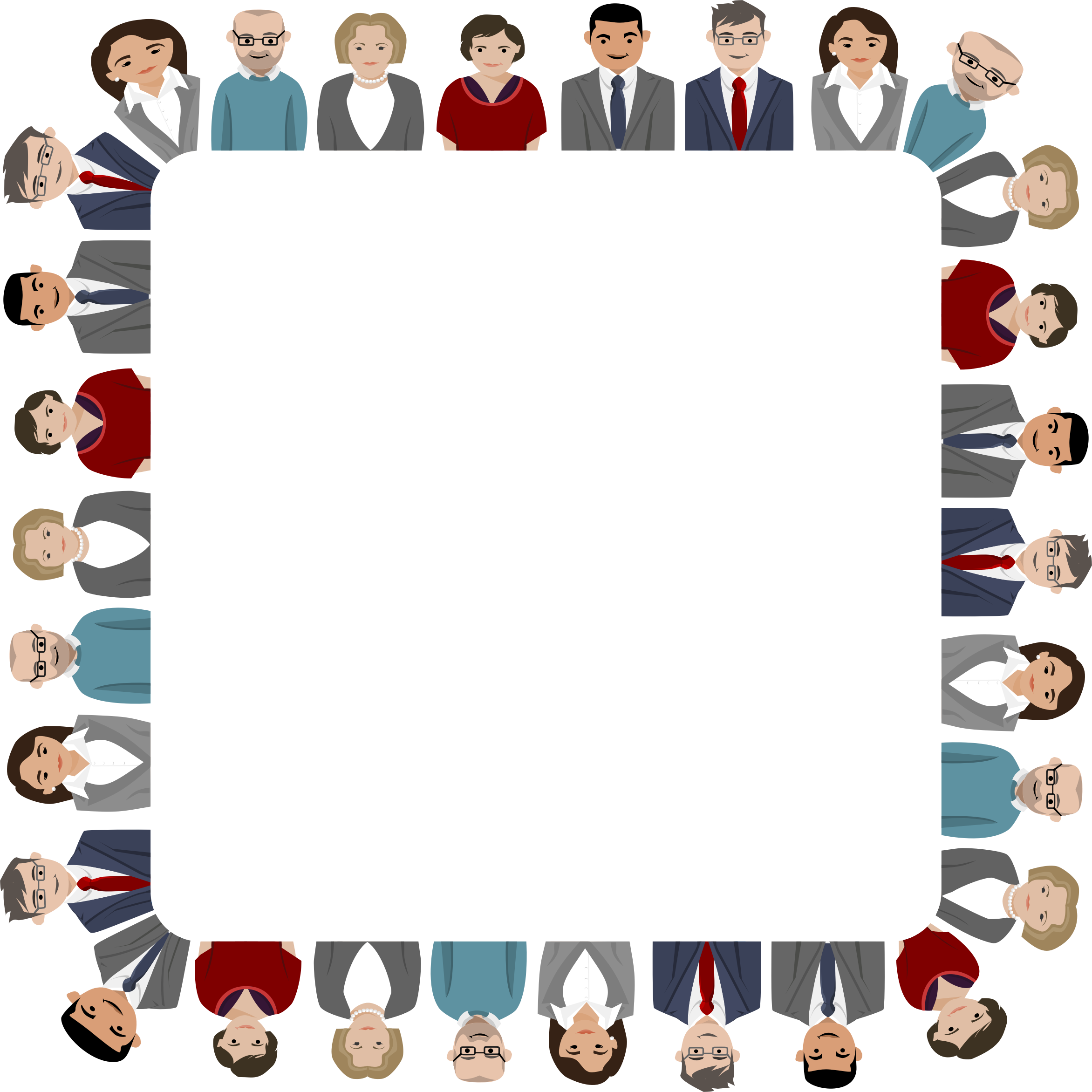 Diverse Team Collaboration Frame