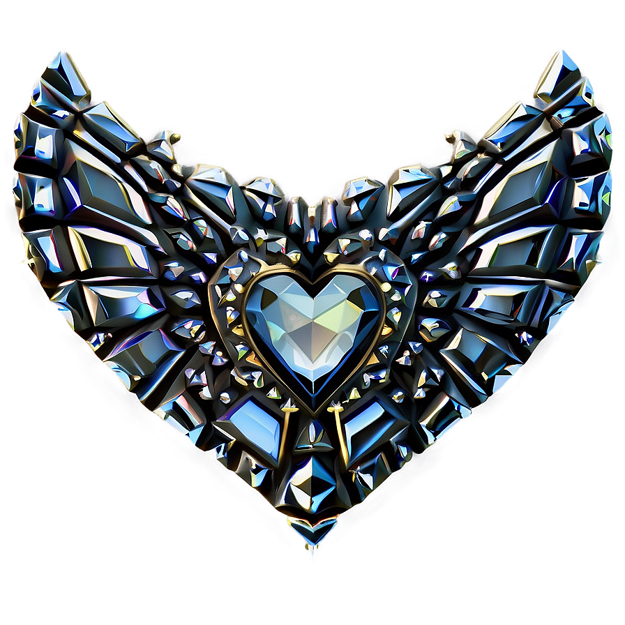 Divine Diamond Heart Png Ngs13