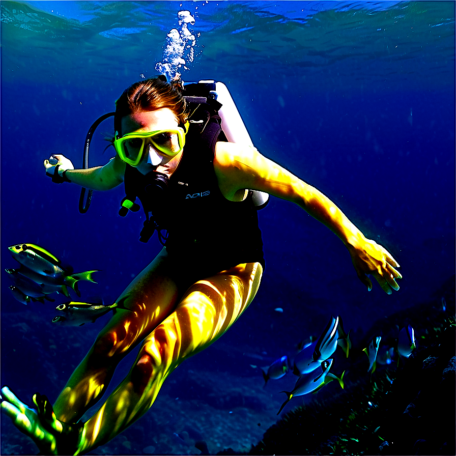 Diving In Exotic Locations Png Xep77