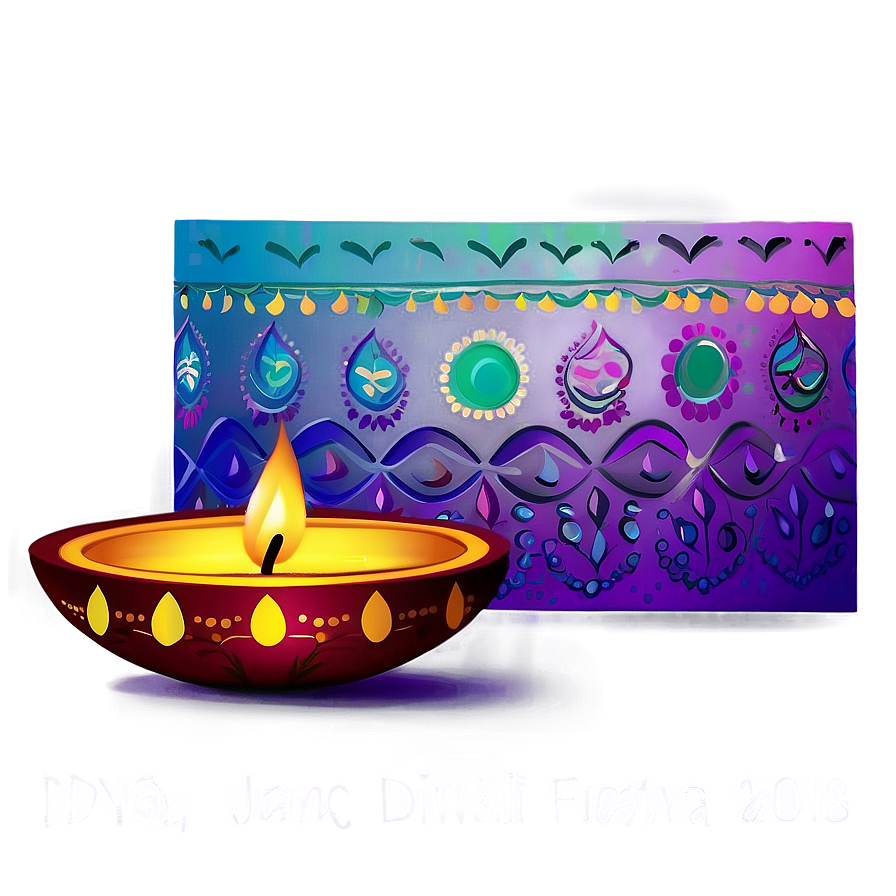 Diwali Festival Invitation Png 06242024