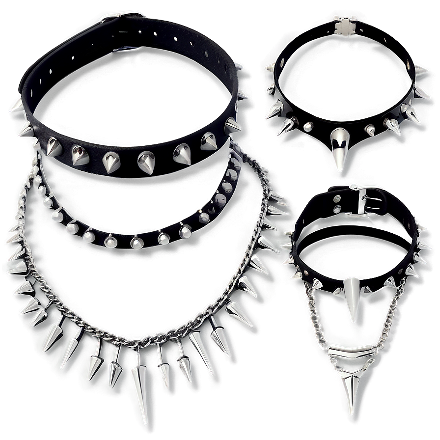 Diy Spiked Choker Ideas Png 06282024