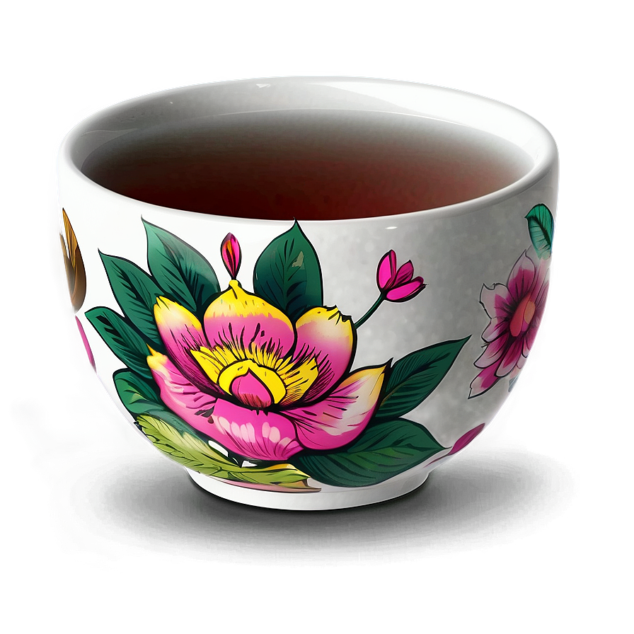 Diy Tea Cup Design Png Eka