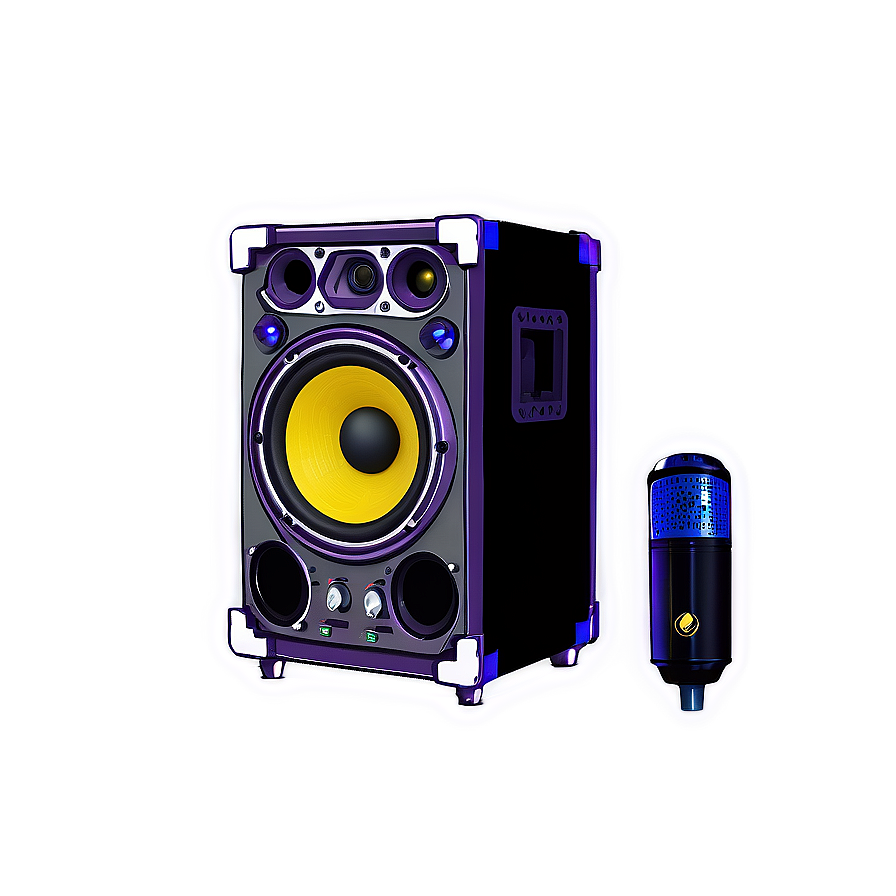 Dj And Karaoke Speakers Png Jxr