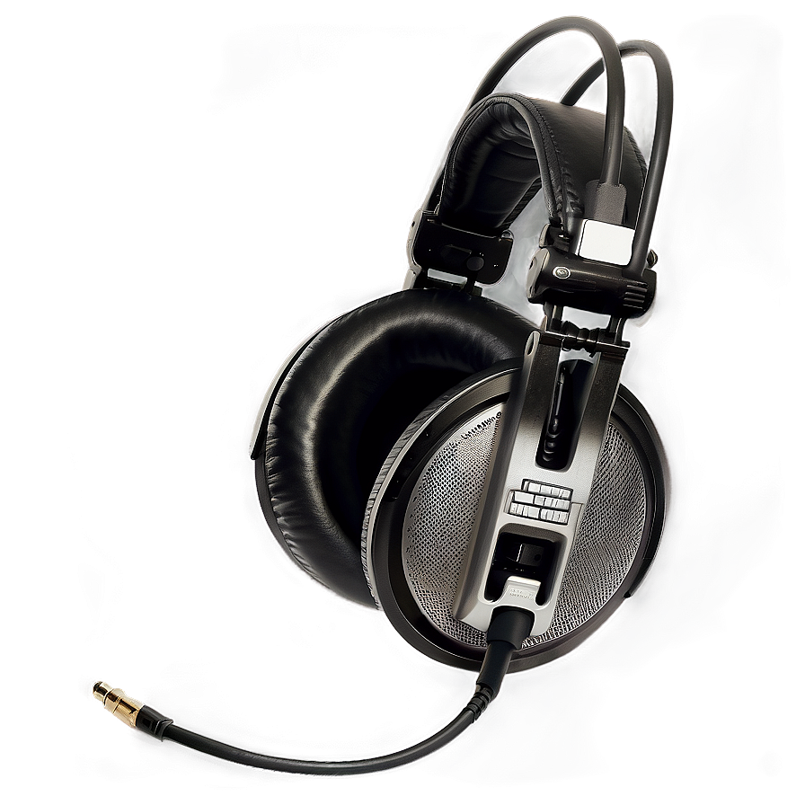 Dj Headphones With Microphone Png 06212024