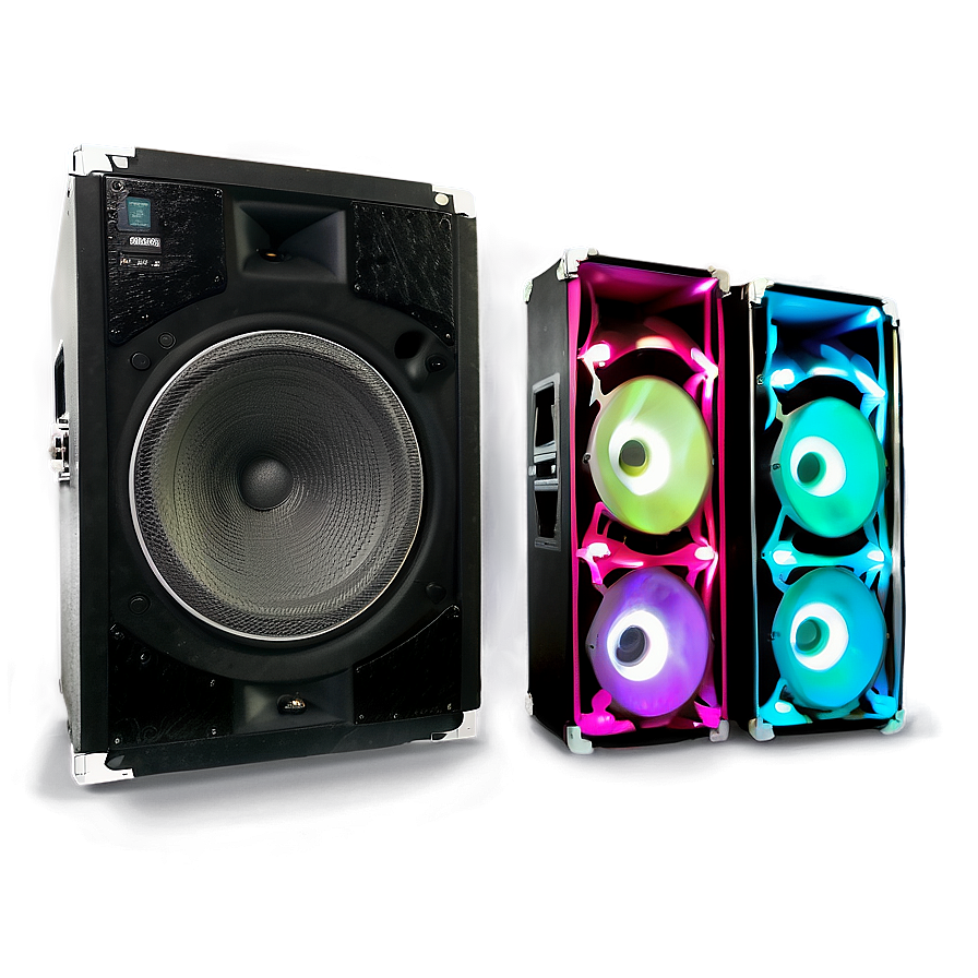 Dj Speakers With Lights Png 65