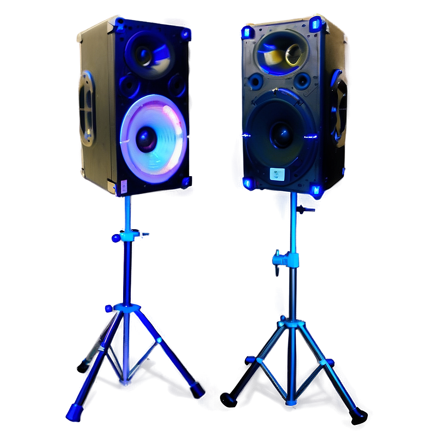 Dj Speakers With Stand Png Bag92