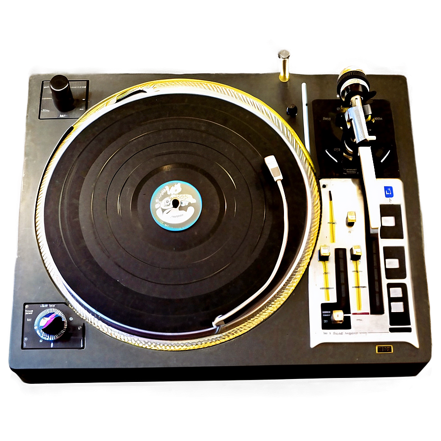 Dj Turntable Top View Png 71